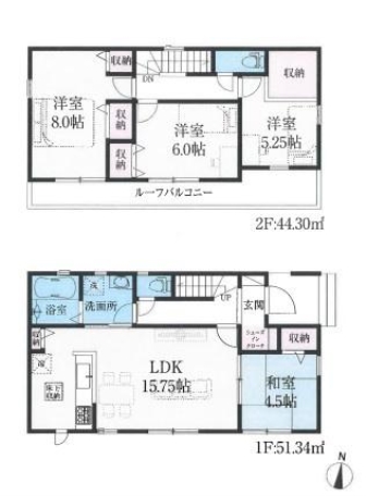 鹿嶋市平井南23-1期1号棟